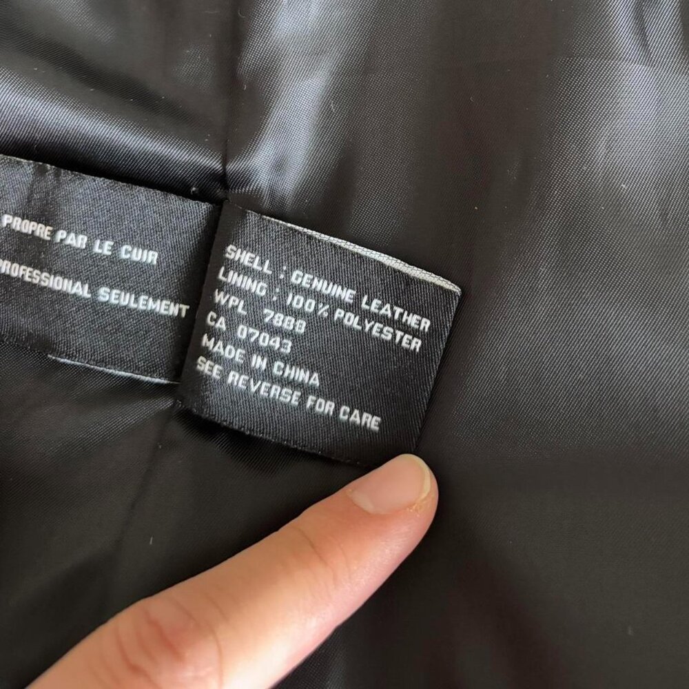 Fitted Leather jacket - Picture 4 of 4